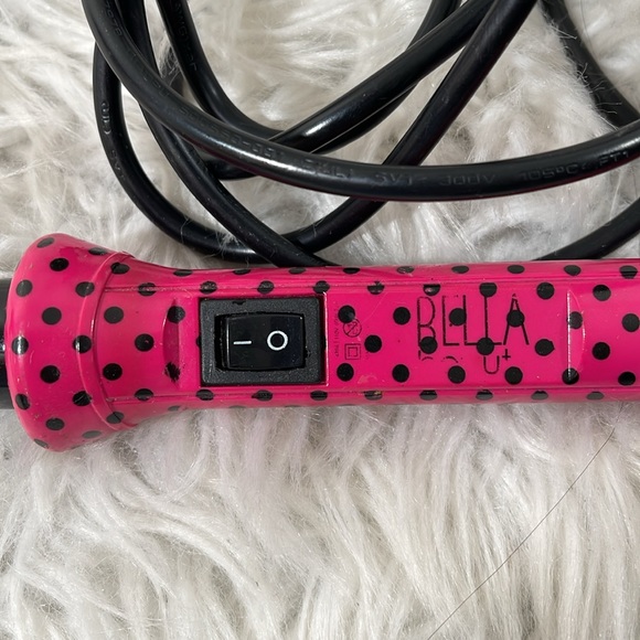 CURLING WAND 2.5” - 3” curls Pink Polka Dots - Picture 2 of 5